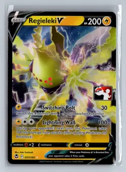Regieleki V Ultra Rare Prize Pack Series Cards 057/195 NM Holofoil - Image 1
