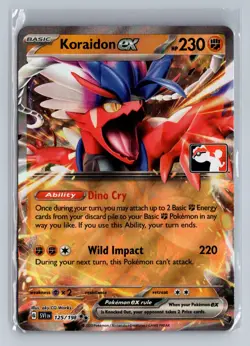 Koraidon ex Double Rare Prize Pack Series Cards 125/198 NM Holo - Image 1
