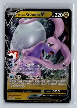Hisuian Goodra V Ultra Rare Prize Pack Series Cards 135/196 NM Holo - Image 1