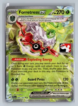 Forretress ex Double Rare Prize Pack Series Cards 005/193 NM Holo - Image 1