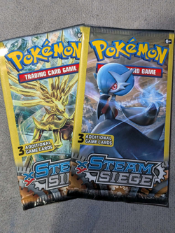 XY Steam Siege 3 card mini booster packs Sealed Pokemon TCG - Image 1