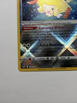 Pokemon TCG Radiant Jirachi Silver Tempest 120/195 Ultra Rare Holo Card - Image 5