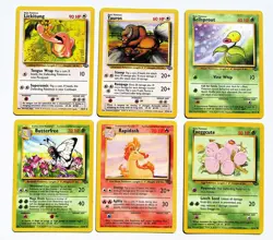 Butterfree, Rapidash, ... Jungle Set Vintage Pokemon Cards - High Grade Lot - Image 1