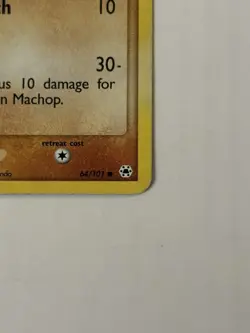 Pokemon Machop EX Hidden Legends 64/101 - 2004 Reverse Holo Basic Card - Image 4