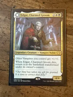 Magic The Gathering - Edgar, Charmed Groom ( Rare ) Innistrad: Crimson Vow #236 - Image 1
