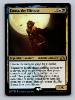 Etrata, the Silencer R Guilds of Ravnica 170 NM - Image 1
