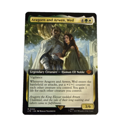 MTG: Aragorn and Arwen, Wed (Extended Art) Universes Beyond: the Lord of the... - Image 1