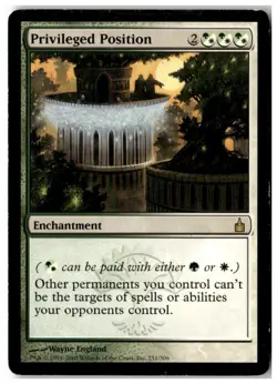MTG Privileged Position - Ravnica: City of Guilds Heavily Played English - Image 1