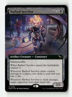 Barbed Servitor - Murders at Karlov Manor - #398 - Non-Foil - NM - MTG - Image 1