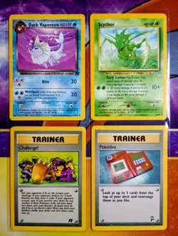 Pokemon TCG: Mixed Card Lot Vaporeon Jungle Holo Rayquaza EX WOTC Vintage IR - Image 5