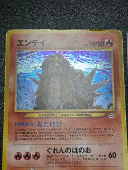 [US Duty Inc] 3set Entei 059/L-P Shiny Promo Neo/File Old Japanese Pokemon Card - Image 3