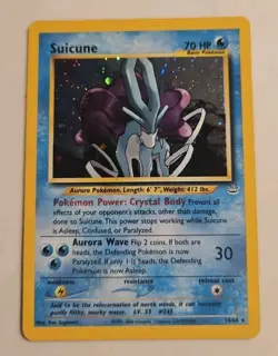Pokemon TCG Suicune Holo Rare Card 14/64 Neo Revelation - Image 1