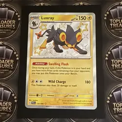 Pokemon Luxray 150 HP Shiny Rare Holo SV: Paldean Fates 137/091 English - Image 1