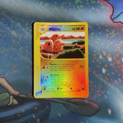 Pokemon Dugtrio Card 52/144 Reverse Holo Skyridge 2003 - Image 1