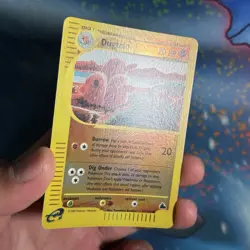 Pokemon Dugtrio Card 52/144 Reverse Holo Skyridge 2003 - Image 3