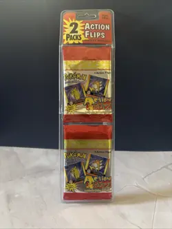 Sealed 2 Packs Pokemon Action Flipz Premier Edition - Image 1