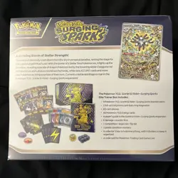 Pokemon TCG SV SURGING SPARKS ETB Elite Trainer Box - FACTORY SEALED - Image 2