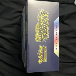 Pokemon TCG SV SURGING SPARKS ETB Elite Trainer Box - FACTORY SEALED - Image 3