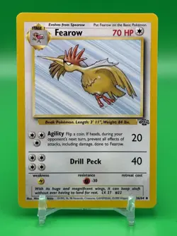 Fearow 36/64 Unlimited Uncommon Jungle Pokemon NM Free Shipping J0 - Image 1