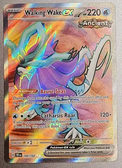 Pokemon Temporal Forces UR Walking Wake ex 189 Ultra Rare NM - Image 1