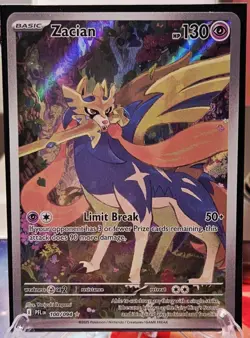 Pokemon Zacian 100/094 Me02: Phantasmal Flames Illustration Rare - Image 3