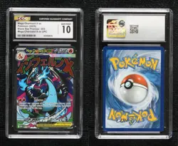 Mega Charizard X ex Pokemon Evolution Black Star (MEP) Promo CGC 10 Gem Mint - Image 3