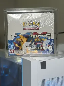 Pokemon TCG XY Evolutions Booster Box (36 Packs) Factory Sealed w/ Acrylic Case - Image 1