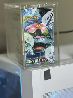 Pokemon TCG XY Evolutions Booster Box (36 Packs) Factory Sealed w/ Acrylic Case - Image 5