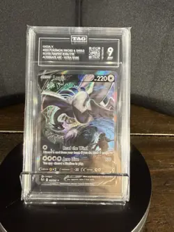 2022 Pokemon SWSH Silver Tempest Lugia V 186 TAG 9 Mint Alt Art - Image 2
