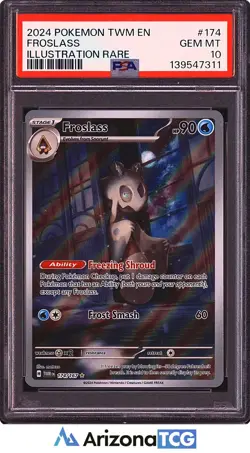 Pokemon 2024 Froslass 174/167 IR Twilight Masquerade GEM MINT PSA 10 - Image 1