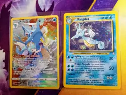 Pokemon TCG: Kingdra #8/111 WOTC Neo Genesis Holo Vintage Swirl #TG03/TG30 SWSH - Image 1