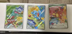 Pokemon First Partner Illustration Collection Kanto Trio NM - Image 1