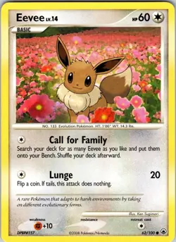 Eevee (62) 62/100 Majestic Dawn Pokemon TCG NM Normal - Image 1