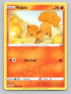 Vulpix 028/264 Common Fusion Strike Pokemon - Image 1