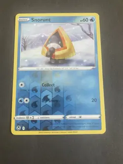 Reverse Holo Snorunt 041/195 Common Silver Tempest Pokemon TCG - Image 1