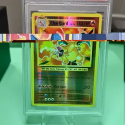 Pokemon 2016 Charizard 11/108 Evolutions Reverse Holo Foil PSA 8 - Image 3