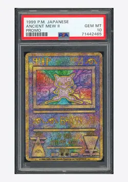 Pokemon PSA 10 Ancient Mew Promo 1999 " NINTEDO " Error Japanese Label Error - Image 1