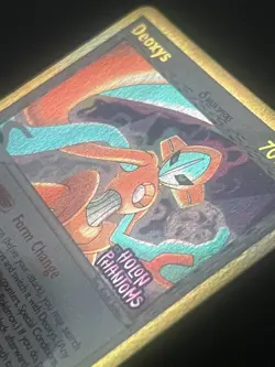 Pokemon Holon Phantoms Deoxys Reverse Holo Stamp very clean - Image 3