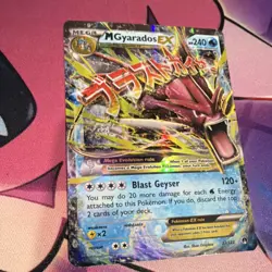 Pokemon M Gyarados EX 27/122 Breakpoint Ultra Rare Full xy 240 HP Holo - Image 4