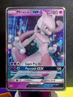 Pokemon TCG: Mewtwo GX #31/68 SM Hidden Fates Ultra Rare Holo - Image 1