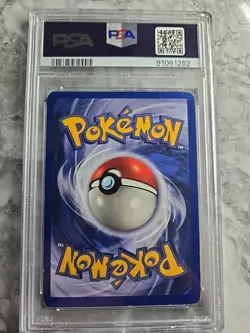 1999 POKEMON GAME BASE SET #10 MEWTWO-HOLO PSA 5 - Image 2