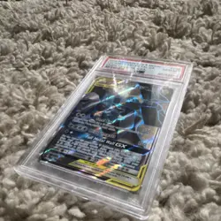 Pokemon Lucario & Melmetal GX Full Art TAG TEAM Holo Sm-Unbroken Bonds PSA 10 - Image 3