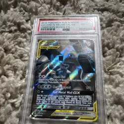 Pokemon Lucario & Melmetal GX Full Art TAG TEAM Holo Sm-Unbroken Bonds PSA 10 - Image 4