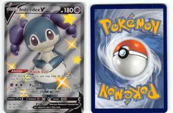INDEEDEE V SV114/SV122 HOLO RARE V SHINING FATES SHINY VAULT POKEMON NM - Image 1