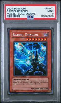 2004 YU-GI-OH! MASTER COLLECTION VOLUME 1 EN002 BARREL DRAGON MINT 9 - Image 1