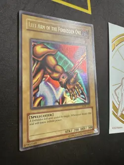 Left Arm of the Forbidden One LOB-123 unlimited Edition Ultra Rare 243💎LP💎 - Image 2