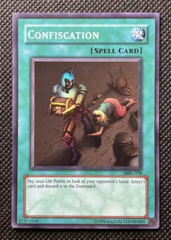 Yu-Gi-Oh! Holo Confiscation Spell Ruler MRL-038 Unlimited Super Rare YuGiOh NM - Image 1