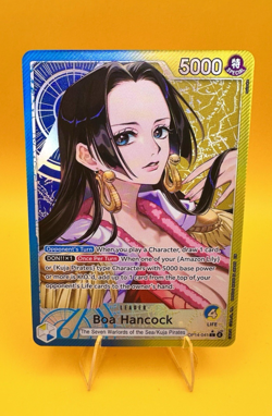 Boa Hancock - OP14-041 (Alternate Art) The Azure Sea's Seven Foil NM - ONE PIECE - Image 1