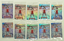Lot of (10) One Piece Monkey D. Luffy US Voyage College Basketball Promo SEALED - Image 1