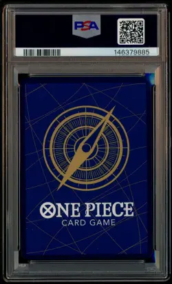 2025 One Piece OP14 Japanese #119 Dracule Mihawak Manga Alternate Art PSA 10 - Image 3